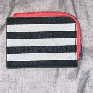 Sephora stripe makeup pouch